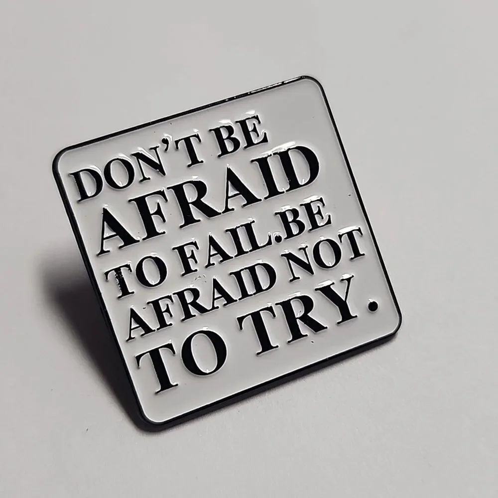 Motivational Enamel Pin - Picture 2 of 3